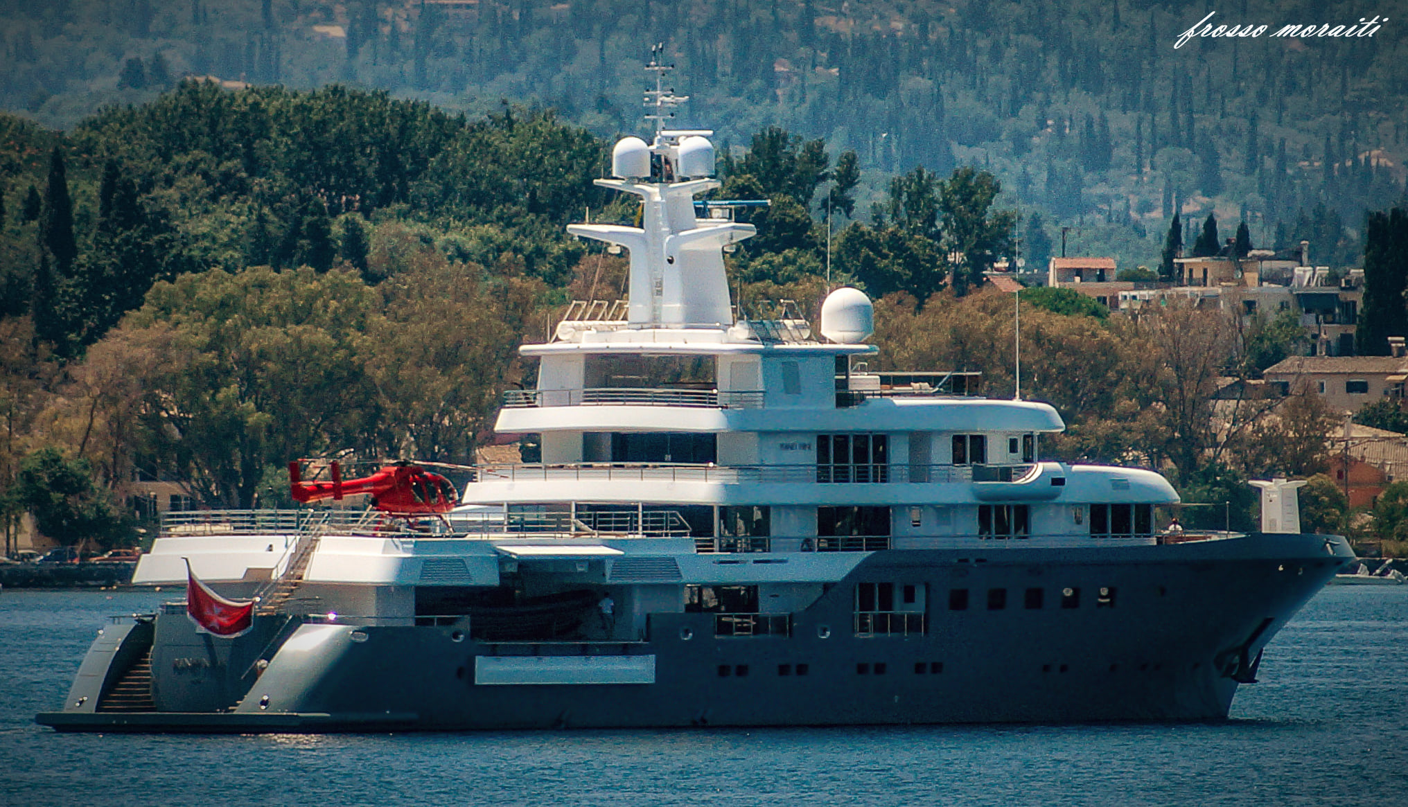 Στον όρμο Γαρίτσας το Yacht του Nat Rothschild Κέρκυρα